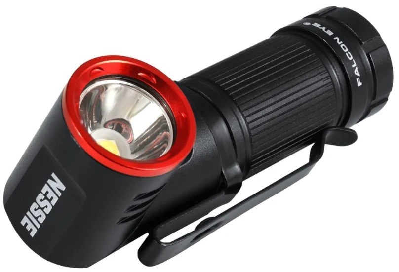 Mactronic Nešiojamas Žibintuvėlis - Falcon Eye NESSIE FHH0140 500 Liumenų, 110 M Atstumas, USB-C Įkraunamas Juodas