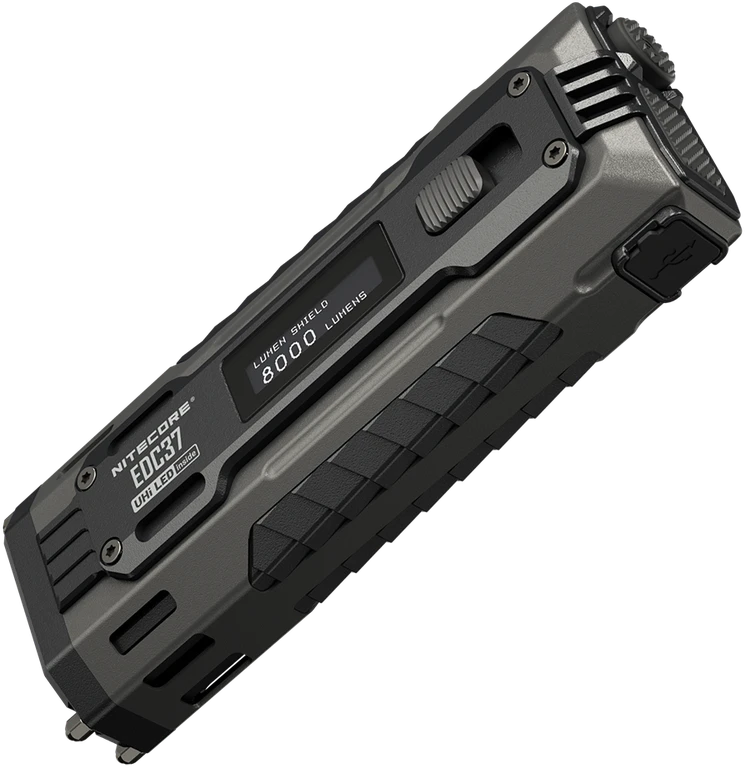 Nitecore EDC37 8000 lm USB-C įkraunamas plokščias EDC žibintuvėlis