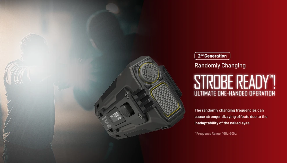 Nitecore EDC37 8000 lm USB-C įkraunamas plokščias EDC žibintuvėlis