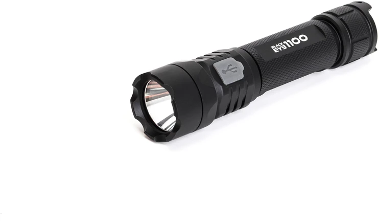 Mactronic USB įkraunamas 1100lm žibintuvėlis Juodas Eye 1100
