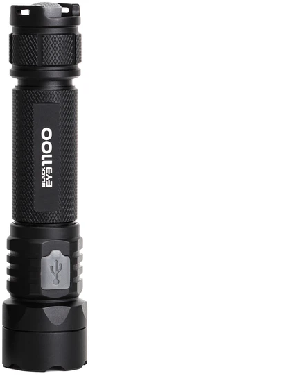 Mactronic USB įkraunamas 1100lm žibintuvėlis Juodas Eye 1100