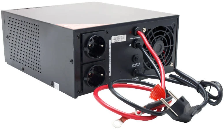Maršrutizatorius IPS 600W Line-interactive Pure Sine 12V inverteris su UPS CO-sinusUPS-600W-LCD