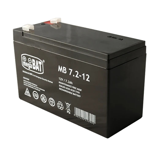 Mpl Power Elektro Megabat 12V 7.2Ah F1(187) AGM akumuliatorius, 3-5 metai