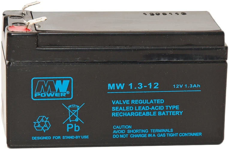 Mw Power MWPower MW 12V 1.3Ah F1(187) AGM akumuliatorius, 6-9 metai