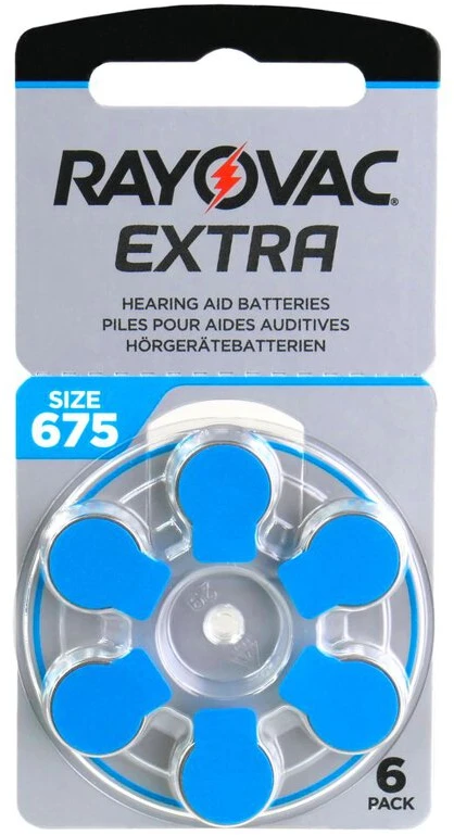 Rayovac 675 elementų pakuotė