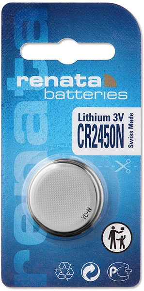Renata CR2450N 3V 540mAh elementas, 1 vnt.