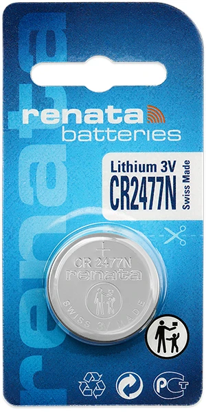 Renata CR2477N 3V 950mAh elementas, 1 vnt.