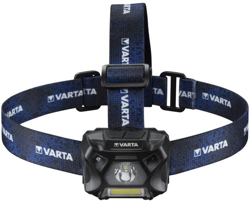 Varta WORK FLEX MOTION SENSOR H20 Ant galvos tvirtinamas žibintuvėlis Juoda, Mėlyna LED