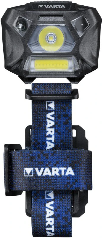Varta WORK FLEX MOTION SENSOR H20 Ant galvos tvirtinamas žibintuvėlis Juoda, Mėlyna LED