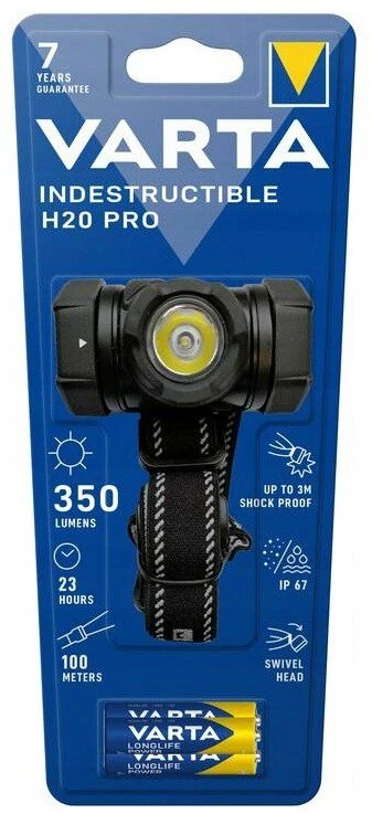 Žibintuvėlis INDESTRUCTIBLE H20 PRO VARTA