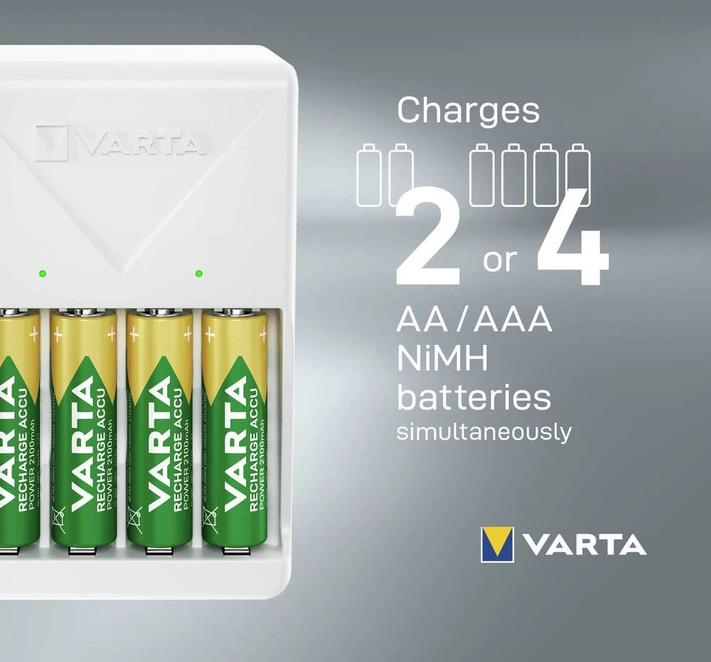 Blow PLUG+4xAA įkroviklis 2100mAh VARTA 57657