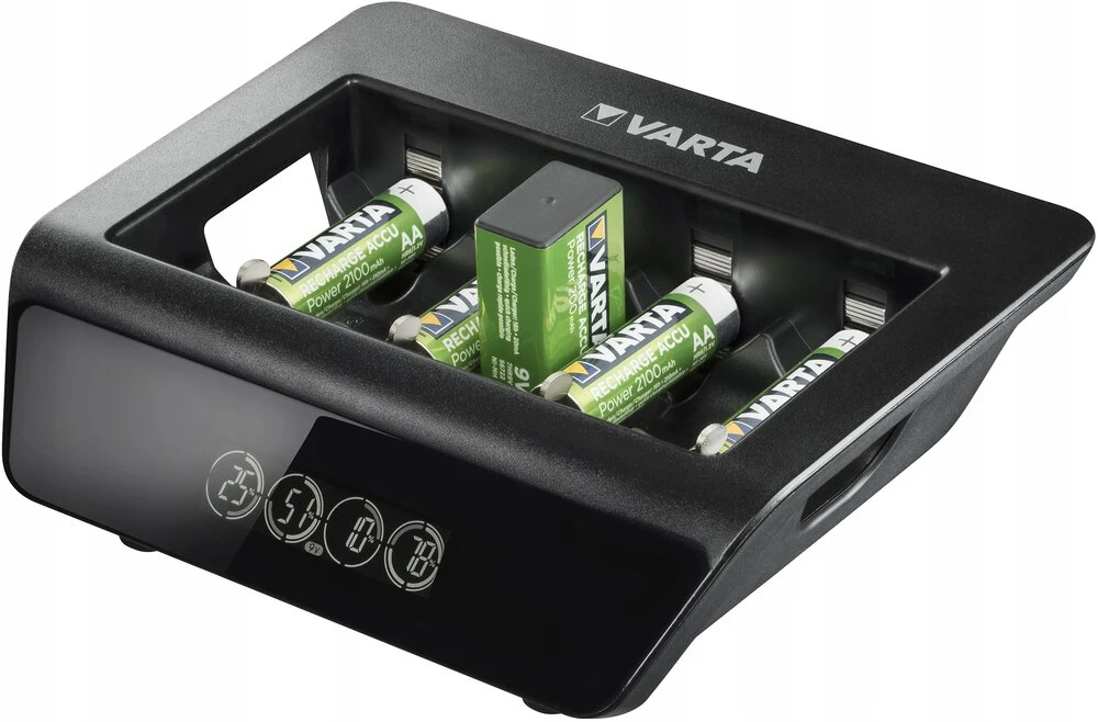 Varta AAA/AA/C/D/9V elementų kroviklis LCD Universal Charger Plus 57688