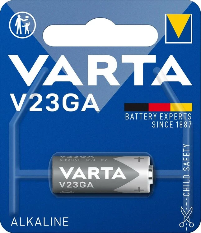 Varta Electronics A23 12V 50mAh baterija 4223, 1 vnt.