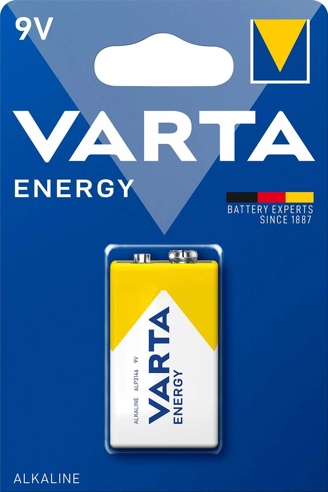Elementas VARTA Longlife 6LR61 „krona“, šarminis (1) 1714-104 EL21