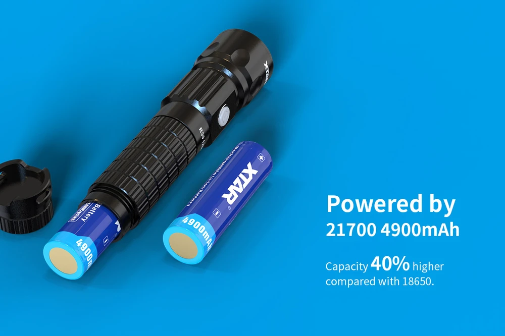 Xtar 1200lm USB įkraunamas žibintuvėlis R30