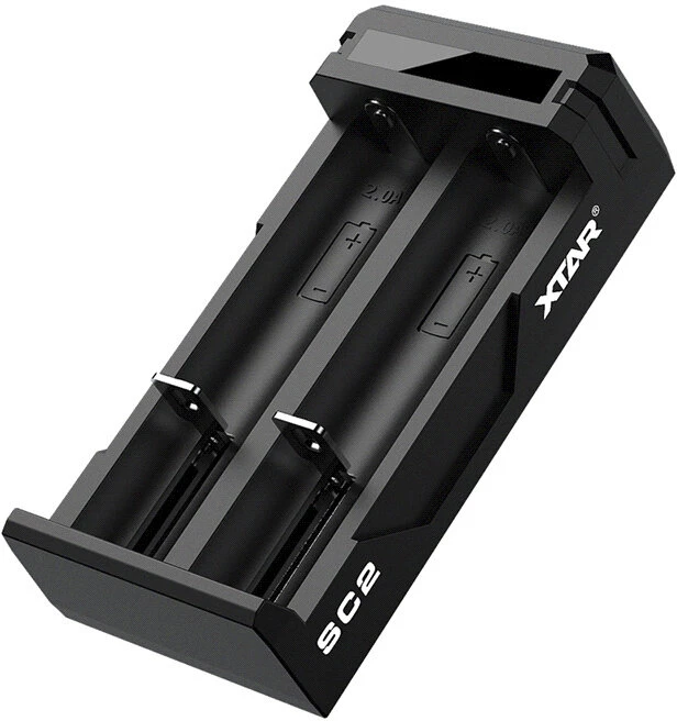 Xtar 2 x 3.6/3.7V Li-ion akumuliatorių įkroviklis SC2