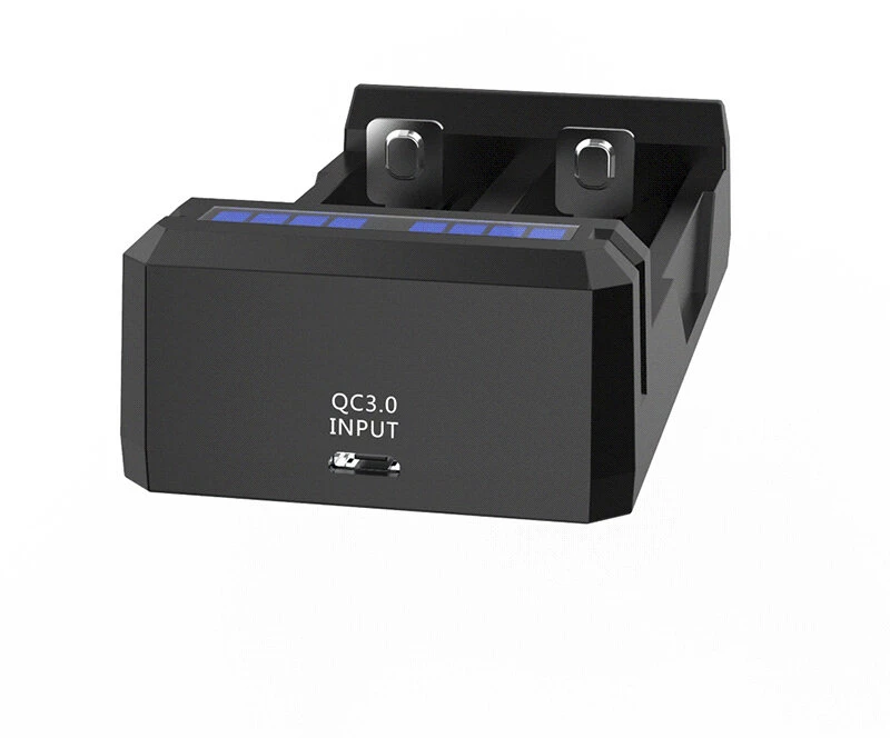 Xtar 2 x 3.6/3.7V Li-ion akumuliatorių įkroviklis SC2