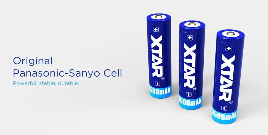 Xtar 3500mAh 3,6V 18650 akumuliatorius su PCB
