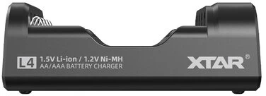 Xtar 4 x Ni-MH ir 1,5V Li-ion AA/AAA akumuliatorių kroviklis L4