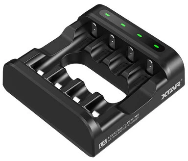 Xtar 4 x Ni-MH ir 1,5V Li-ion AA/AAA akumuliatorių kroviklis L4