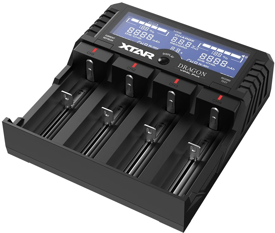 XTAR Dragon VP4L Plus Baterijų įkroviklis