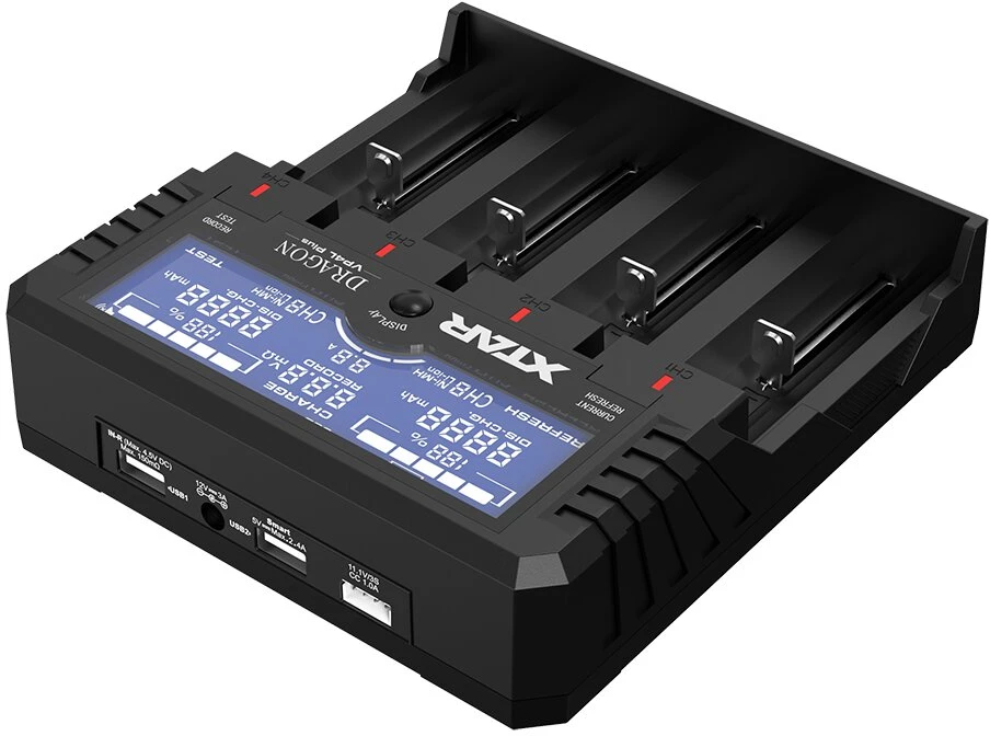 XTAR Dragon VP4L Plus Baterijų įkroviklis