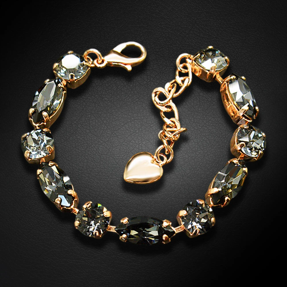 Diamond Sky Jewelry Apyrankė moterims DiamondSky „Chic II“ su Swarovski kristalais