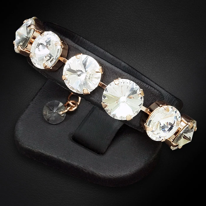 Diamond Sky Jewelry Apyrankė moterims DiamondSky „Vortex“ su Swarovski kristalais
