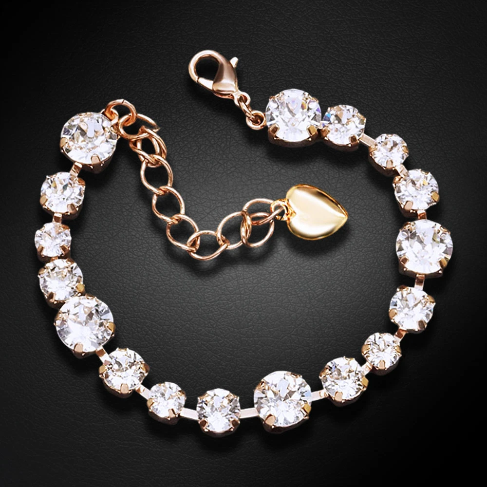 Diamond Sky Jewelry Apyrankė moterims DiamondSky „Klasika II“ su Swarovski karoliukais
