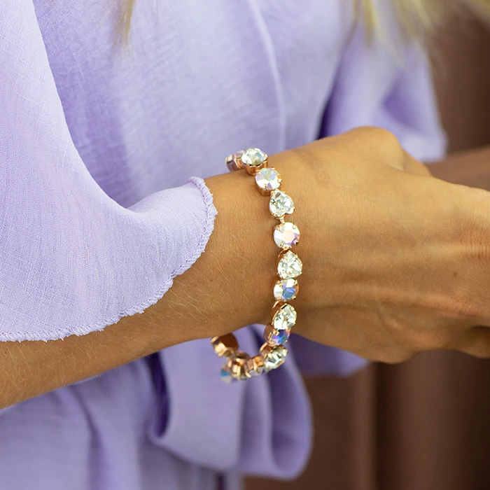 Diamond Sky Jewelry Apyrankė moterims DiamondSky „Tau II“ su Swarovski kristalais