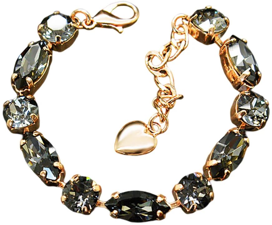 Diamond Sky Jewelry Apyrankė moterims DiamondSky „Chic II“ su Swarovski kristalais