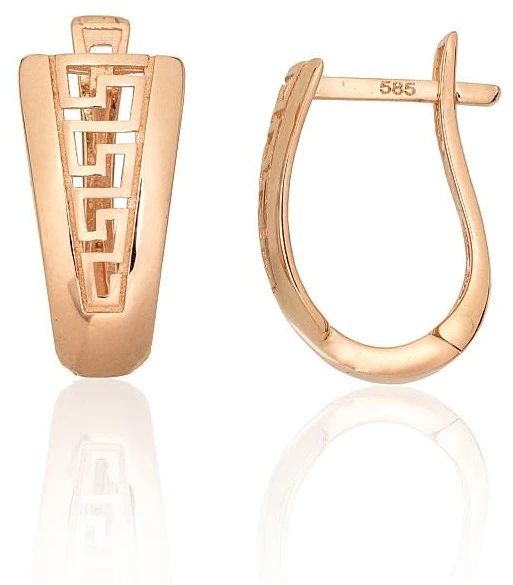Diamond Sky Jewelry Auksiniai auskarai „Graikiški Motyvai“