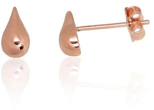 Diamond Sky Jewelry Auksiniai auskarai-vinukai „Grynas Lašas“