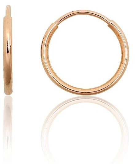 Diamond Sky Jewelry Auksiniai auskarai-žiedai „Menora“