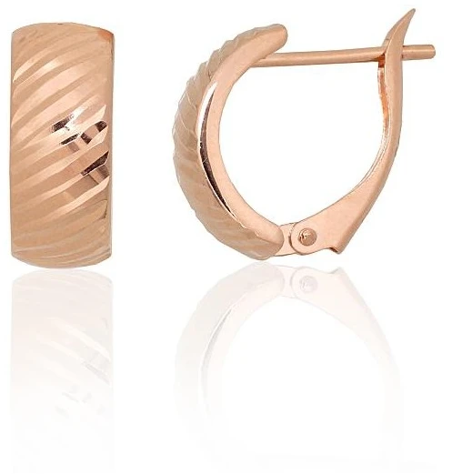 Diamond Sky Jewelry Auksiniai auskarai „Naujoji Klasika V“