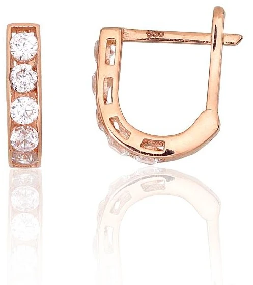 Diamond Sky Jewelry Auksiniai auskarai su cirkoniais „Confetti XXIX“