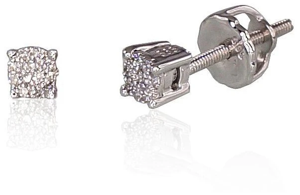 Diamond Sky Jewelry Auksiniai auskarai su deimantais „Klasika“