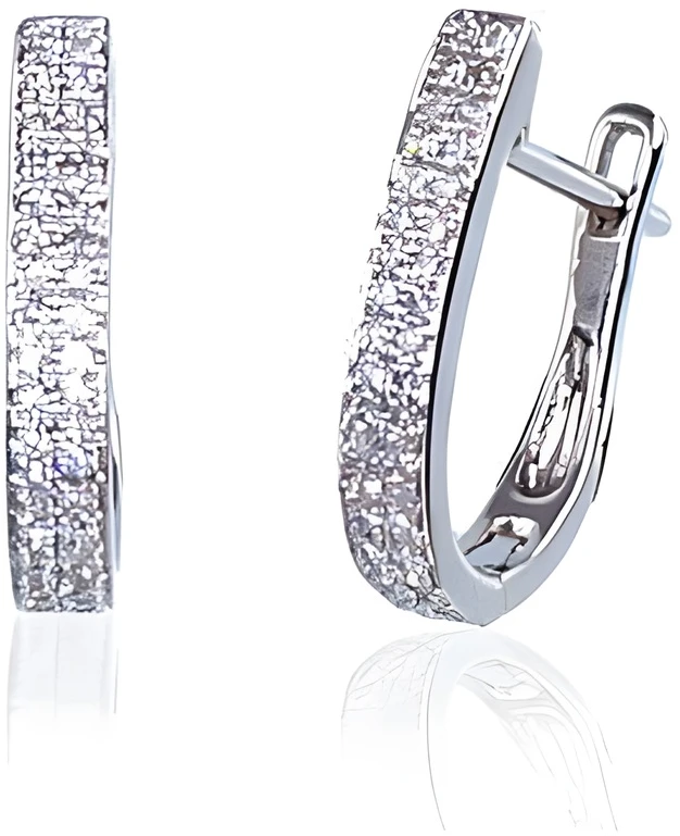Diamond Sky Jewelry Auksiniai auskarai su deimantais „Joanna VI“