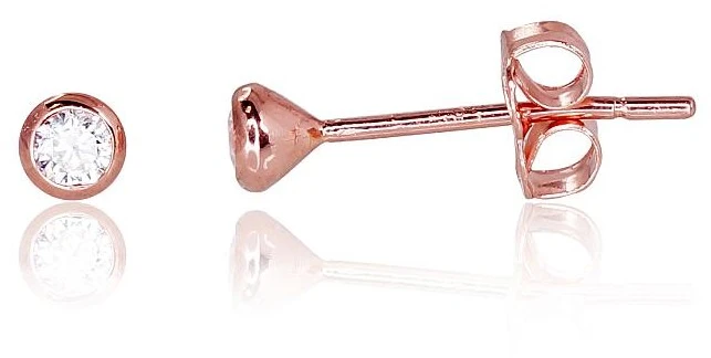 Diamond Sky Jewelry Auksiniai auskarai-vinukai su cirkoniais „Bridget IV“