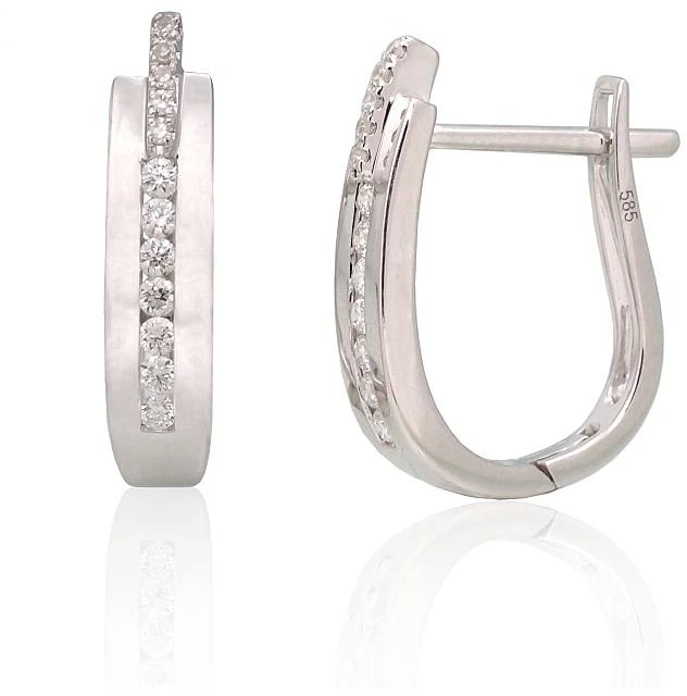 Diamond Sky Jewelry Auksiniai auskarai su deimantais „Artemis“