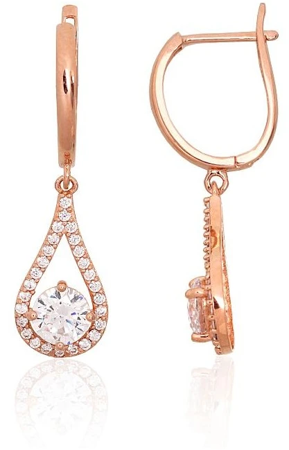 Diamond Sky Jewelry Auksiniai auskarai su cirkoniais „Vienna“