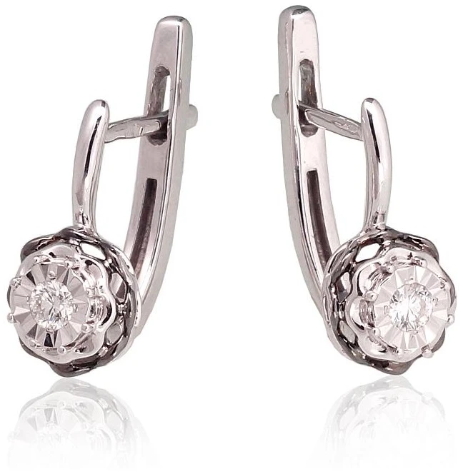 Diamond Sky Jewelry Auksiniai auskarai su deimantais „Juno Gold IV“