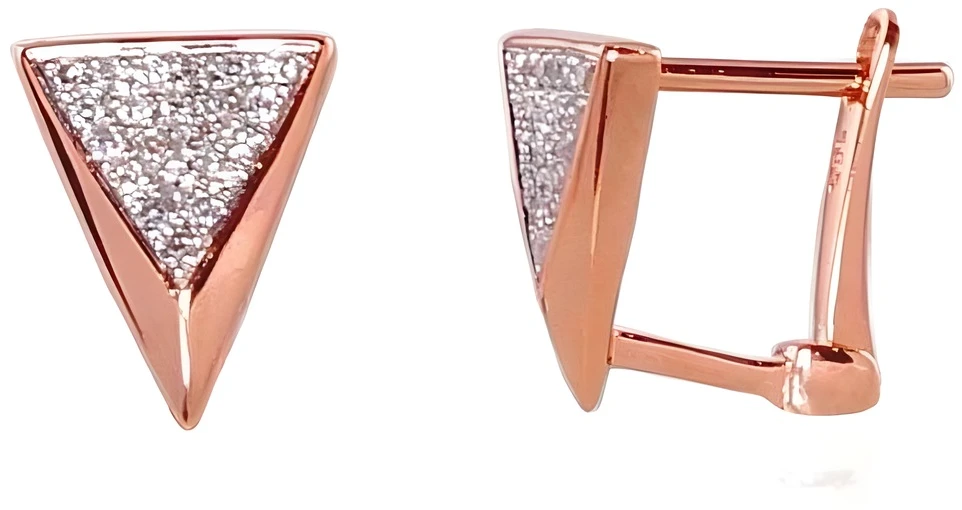 Diamond Sky Jewelry Auksiniai auskarai su deimantais „Melisandra“