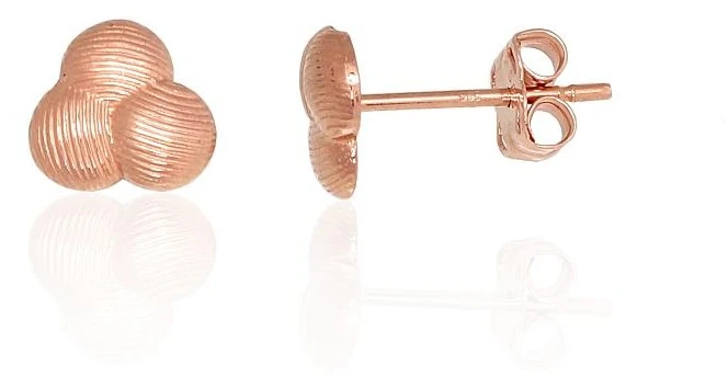 Diamond Sky Jewelry Auksiniai auskarai-vinukai „Trys Sferos“