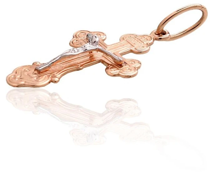 Diamond Sky Jewelry Auksinis kryželis „Išgelbėk ir Apsaugok XIX“