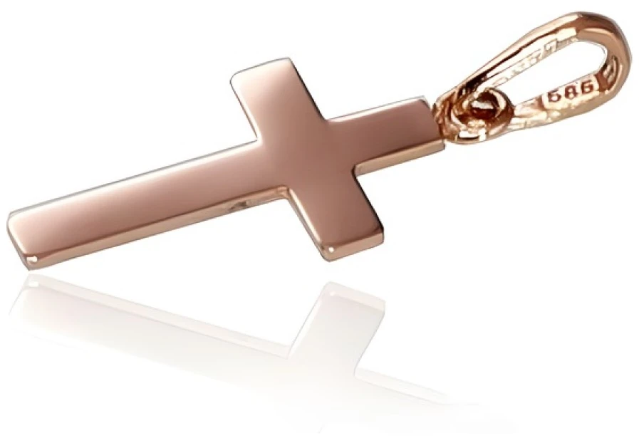 Diamond Sky Jewelry Auksinis kryželis „Klasika Gold IV“