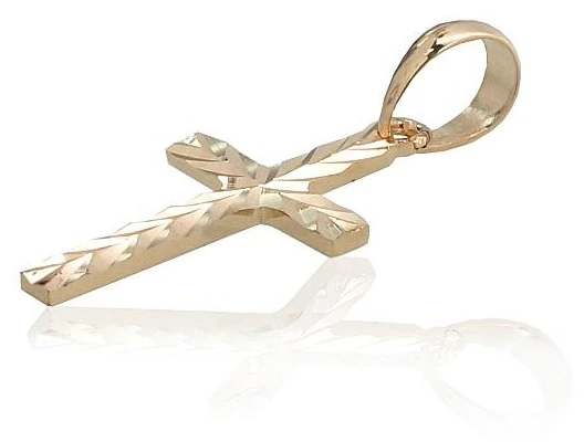 Diamond Sky Jewelry Auksinis kryželis „Klasika Gold LII“