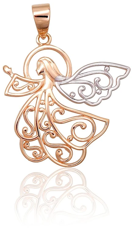 Diamond Sky Jewelry Auksinis pakabukas „Angel IV“