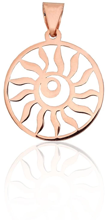 Diamond Sky Jewelry Auksinis pakabukas „Auksinė Saulė XIV“