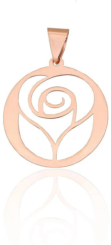 Diamond Sky Jewelry Auksinis pakabukas „Auksinė Rožė III“